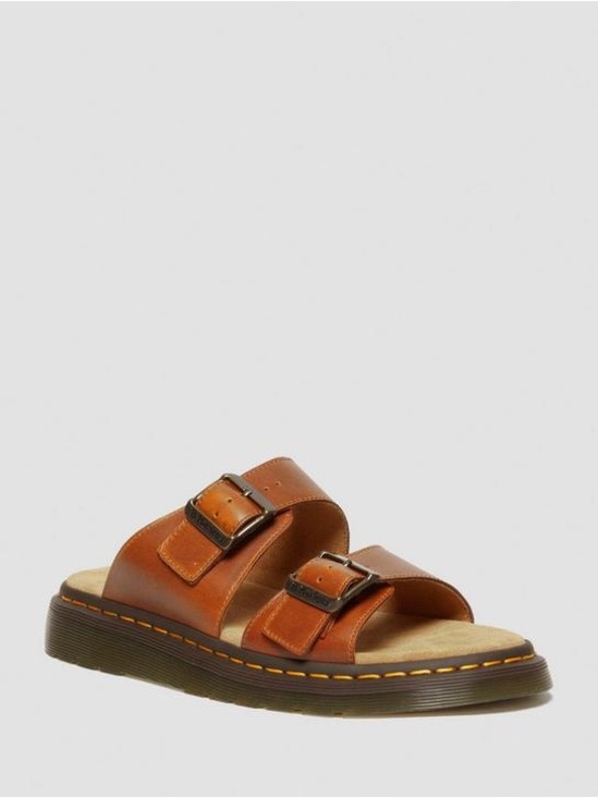 Dr. Martens Shoes - Dr. Marten’s Josef Sandal Brown Leather Unisex